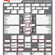 Load image into Gallery viewer, Longacre Chassis Set Up/Tire Sheet 52-22528