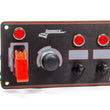 Load image into Gallery viewer, Longacre Ignition Panel Black w/2 Acc. and Pilot Light 52-44867