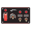 Load image into Gallery viewer, Longacre Ignition Panel Black w/2 Acc. and Pilot Light 52-48967