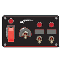 Load image into Gallery viewer, Longacre Ignition Panel Black w/2 Acc. and Pilot Light 52-48967