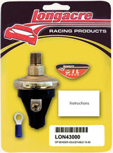 Load image into Gallery viewer, Longacre Oil Pressure Sender 1/8in. NPT 15-50psi 52-43000