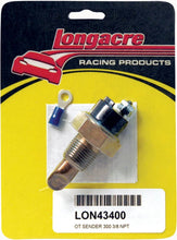 Load image into Gallery viewer, Longacre Oil Temp Sender 3/8in. NPT 300 Deg 52-43400