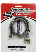 Load image into Gallery viewer, Longacre Steel Braided Gauge Line 36in 52-45030