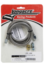 Load image into Gallery viewer, Longacre Steel Braided Gauge Line 48in 52-45040