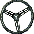Load image into Gallery viewer, Longacre Steering Wheel 15in Dished Drilled Black 52-56838