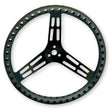 Load image into Gallery viewer, Longacre Steering Wheel 15in Flat Drilled Black 52-56867