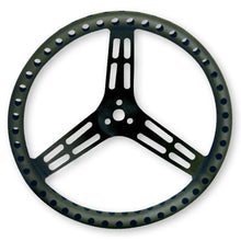Load image into Gallery viewer, Longacre Steering Wheel 15in Flat Drilled Black 52-56867