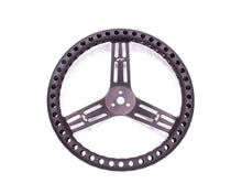 Load image into Gallery viewer, Longacre Streering Wheel 14in Dished Drilled Black 52-56833
