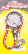 Load image into Gallery viewer, Longacre Tire Gauge 0-60PSI 2.5in GID Liquid Filled 52-52002