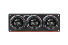 Load image into Gallery viewer, Longacre Waterproof LED 3 Gauge Panel OP/WT/FP 52-44662