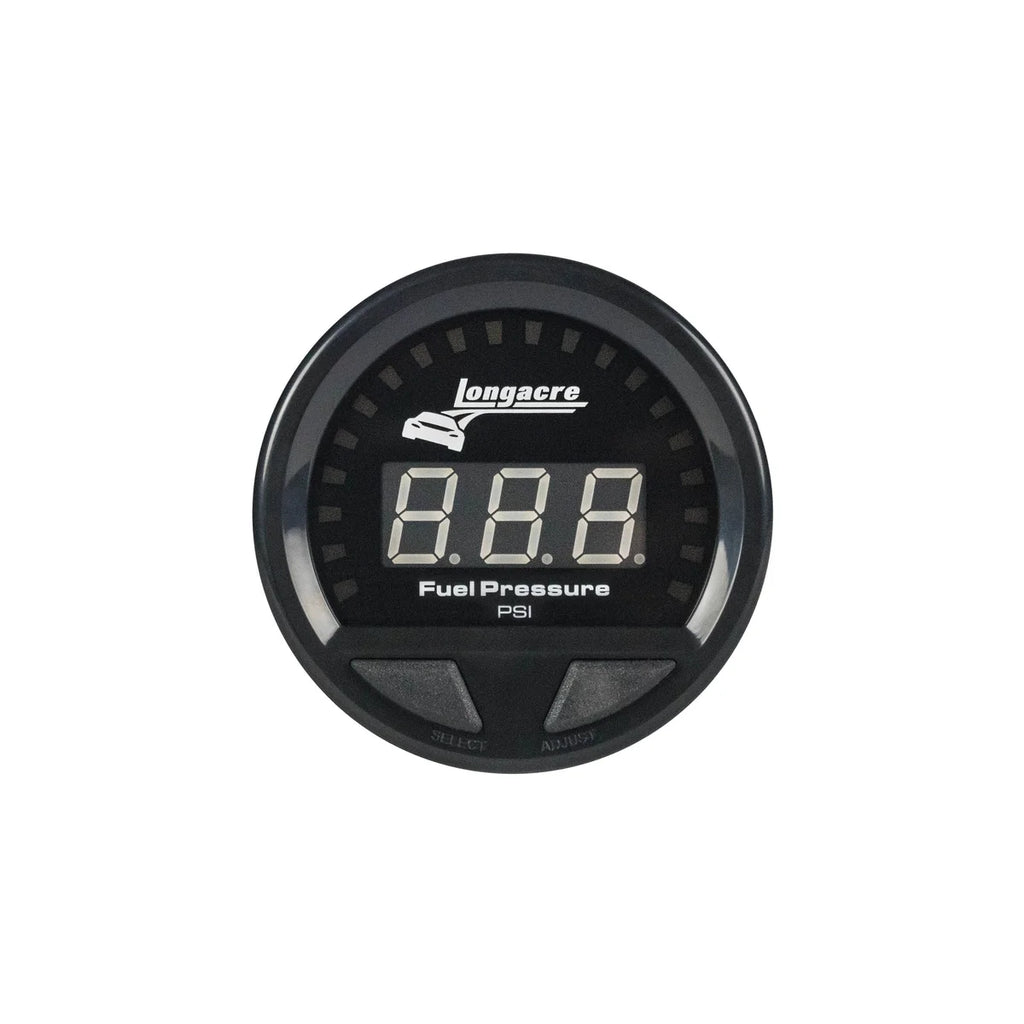 Longacre Waterproof LED Fuel Pressure Gauge 0-15psi 52-46858