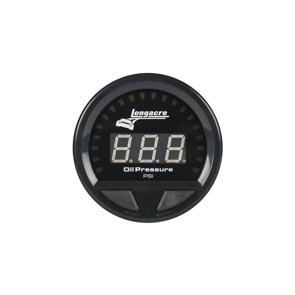 Longacre Waterproof LED Oil Pressure Gauge 52-46857