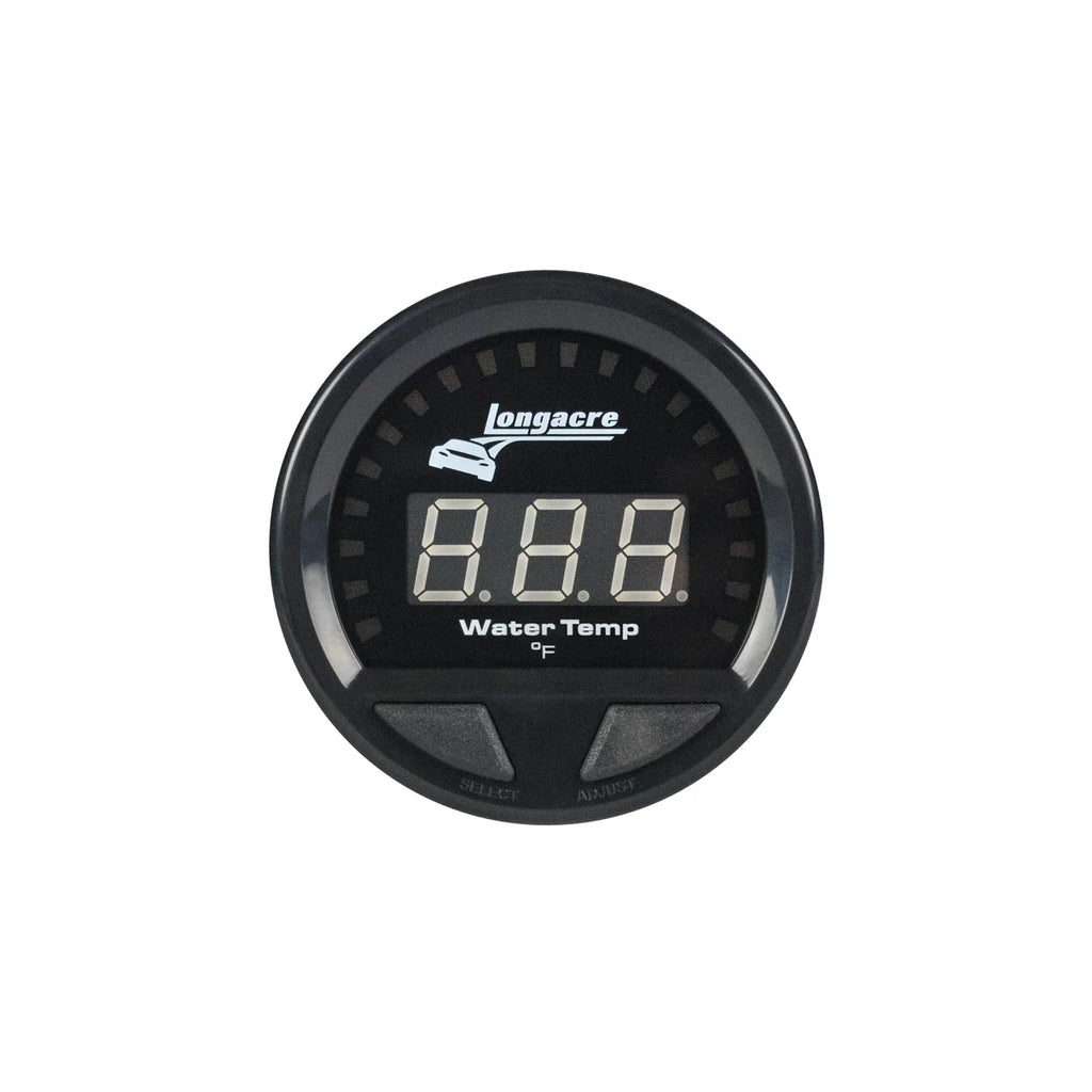 Longacre Waterproof LED Water Temp Gauge 100-280f 52-46860