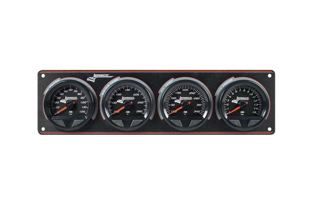 Longacre Waterproof SMI 4 Gauge Panel OP/WT/OT/FP 52-44566