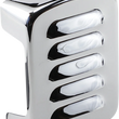 Load image into Gallery viewer, Louvered Coil Cover - Chrome - Harley Davidson DragSpecialties 13005 - Main Product View