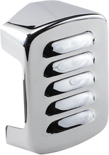 Load image into Gallery viewer, Louvered Coil Cover - Chrome - Harley Davidson DragSpecialties 13005 - Main Product View
