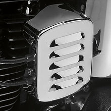 Load image into Gallery viewer, Louvered Coil Cover - Chrome - Harley Davidson DragSpecialties 13005 - Side View