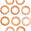 Load image into Gallery viewer, Lower Fork Leg Copper Washers - 10-Pack James Gasket JGI-45398-96 - Main Product View