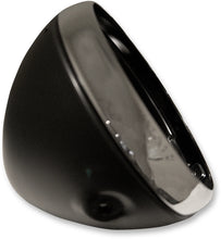 Load image into Gallery viewer, Lucas Style Headlight Shell - 7" - Black - Side View