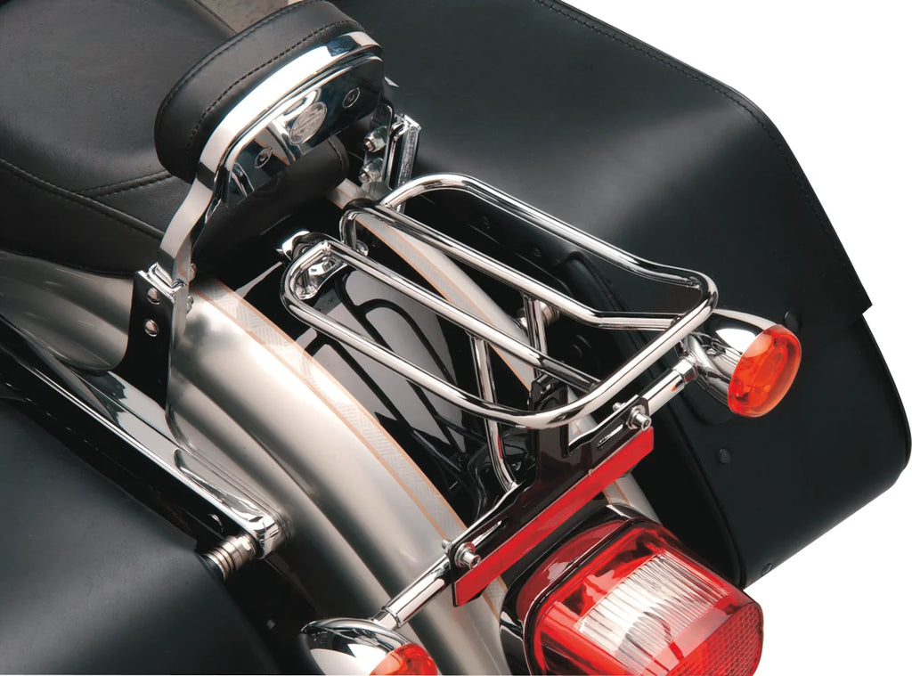 Luggage Rack - Chrome - FXD DragSpecialties 77-0055-BX-LB2 - Main Product View