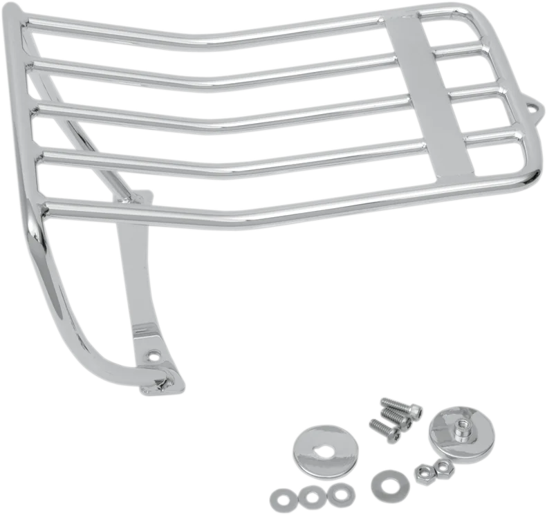 Luggage Rack - FXDWG DragSpecialties 77-0058BXLB2 - Side View