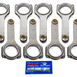 Load image into Gallery viewer, Lunati 4340 Forged H-Beam Rod Set 6.000/2.100 70160001-8LUN fits SBC
