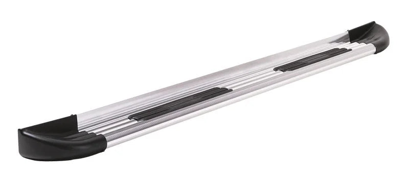 Lund 00-14 GMC Yukon (80in w/o Fender Flares) TrailRunner Extruded Multi-Fit Running Boards - Brite - Side View