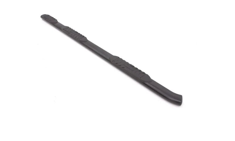 Lund 01-14 Chevy Silverado 2500 Crew Cab (6.5ft. Bed) 5in. Oval WTW Steel Nerf Bars - Black - Main Product View