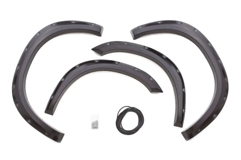 Lund 02-08 Dodge Ram 1500 RX-Rivet Style Smooth Elite Series Fender Flares - Black (4 Pc.) - Main Product View