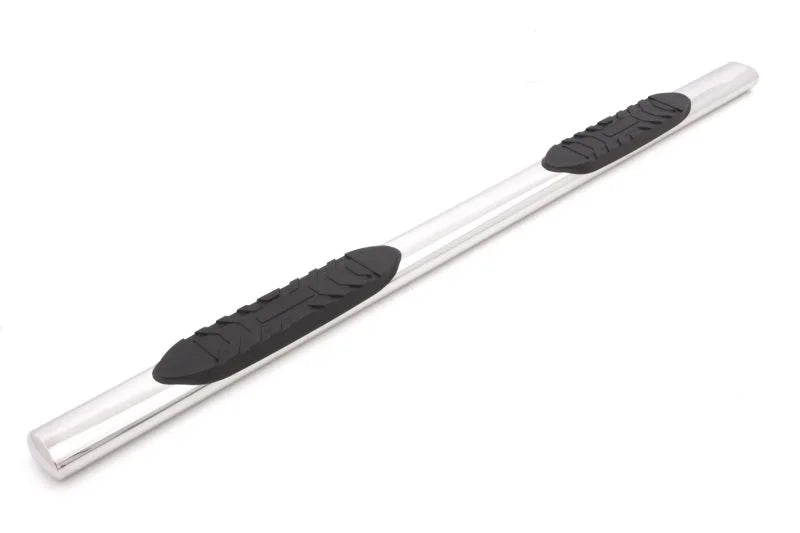 Lund 03-09 Dodge Ram 2500 Quad Cab 5in. Oval Straight SS Nerf Bars - Polished - Main Product View