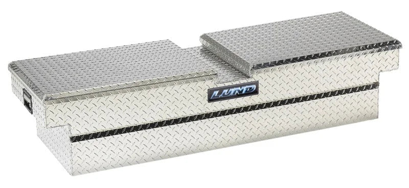 Lund 04-10 Chevy Colorado Ext. Cab Ultima Dual Lid Gull Wing Crossover Tool Box - Brite - Main Product View