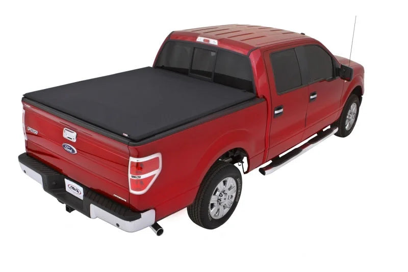 Lund 04-14 Ford F-150 (6.5ft. Bed) Genesis Elite Tri-Fold Tonneau Cover - Black - Main Product View