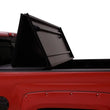 Load image into Gallery viewer, Lund 04-15 Nissan Titan (5.5ft. Bed) Hard Fold Tonneau Cover w/Bracket Kit - Black - Side View