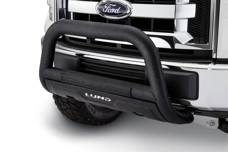 Lund 04-18 Ford F-150 (Excl. Heritage) Bull Bar w/Light & Wiring - Black - Main Product View