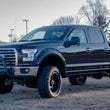 Load image into Gallery viewer, Lund 04-18 Ford F-150 (Excl. Heritage) Bull Bar w/Light &amp; Wiring - Black - Back View