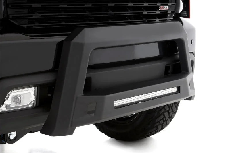 Lund 05-15 Toyota Tacoma Revolution Bull Bar - Black - Installation View