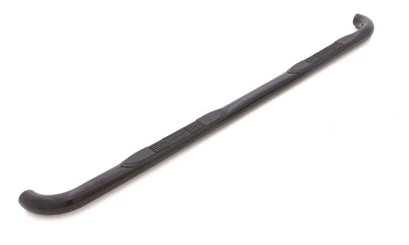 Lund 05-17 Toyota Tacoma Access Cab 3in. Round Bent Steel Nerf Bars - Black - Installation View