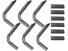 Load image into Gallery viewer, Lund 06-10 Jeep Commander EZ Running Board Mounting Bracket Kit - Brite