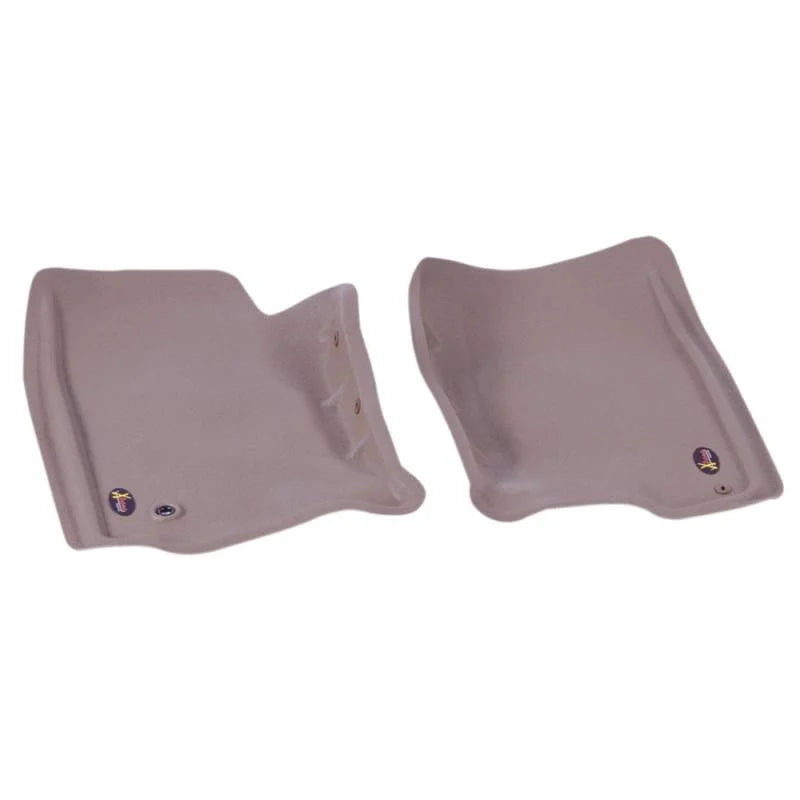 Lund 07-10 Jeep Wrangler Catch-All Xtreme Frnt Floor Liner - Black (2 Pc.) - Installation View