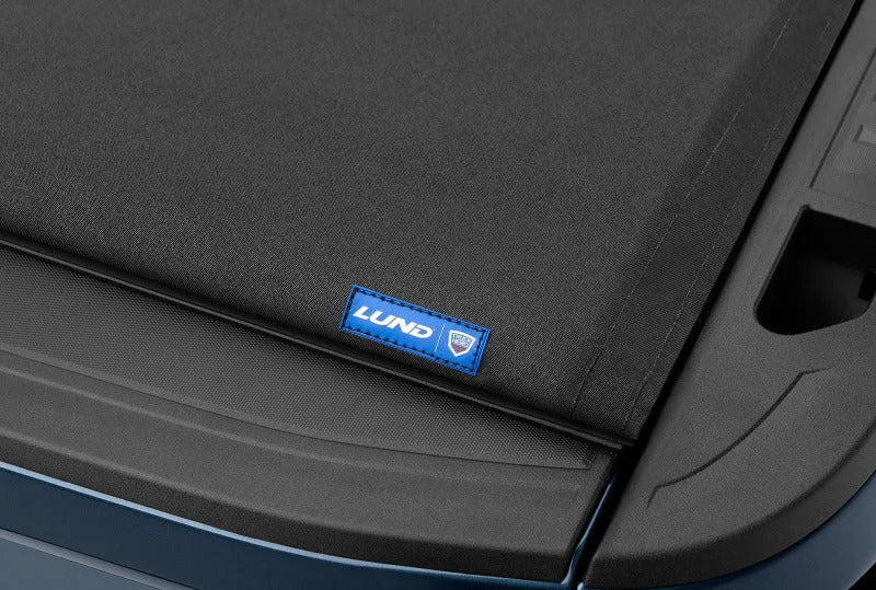 Lund 07-17 Chevy Silverado 1500 (8ft. Bed) Genesis Elite Roll Up Tonneau Cover - Black - Additional View 6