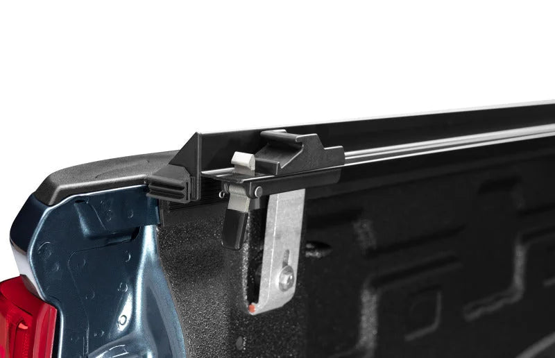 Lund 07-17 Chevy Silverado 1500 (8ft. Bed) Genesis Elite Roll Up Tonneau Cover - Black - Additional View 10