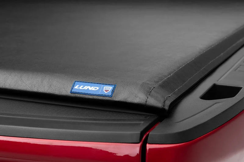 Lund 07-17 Chevy Silverado 1500 (8ft. Bed) Genesis Roll Up Tonneau Cover - Black - Additional View 6