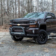 Load image into Gallery viewer, Lund 07-17 Chevy Silverado 1500 Bull Bar w/Light &amp; Wiring - Black - Installation View