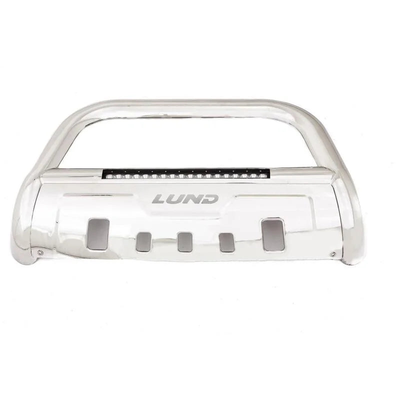 Lund 07-17 Chevy Silverado 1500 Bull Bar w/Light & Wiring - Polished - Additional View 7