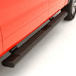 Load image into Gallery viewer, Lund 07-17 Chevy Silverado 1500 Ext. Cab 6in. Oval Straight Black Nerf Bars - Black - Back View