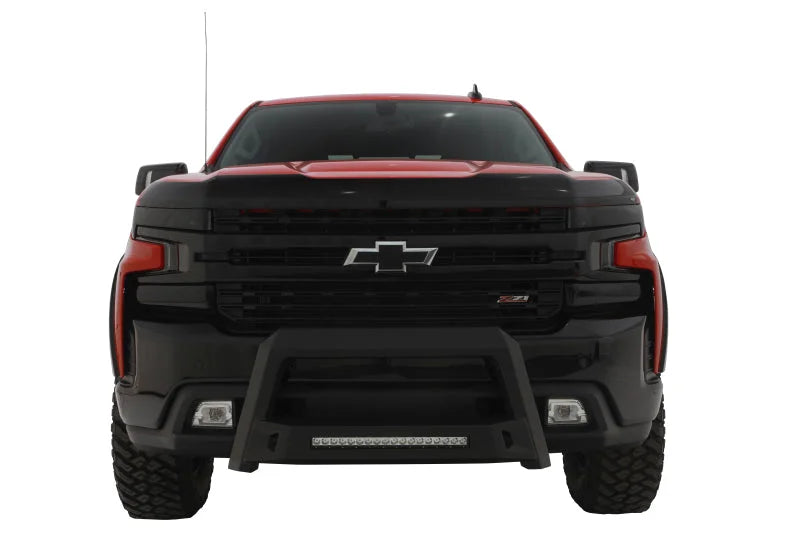 Lund 07-17 Chevy Silverado 1500 Revolution Bull Bar - Black - Side View