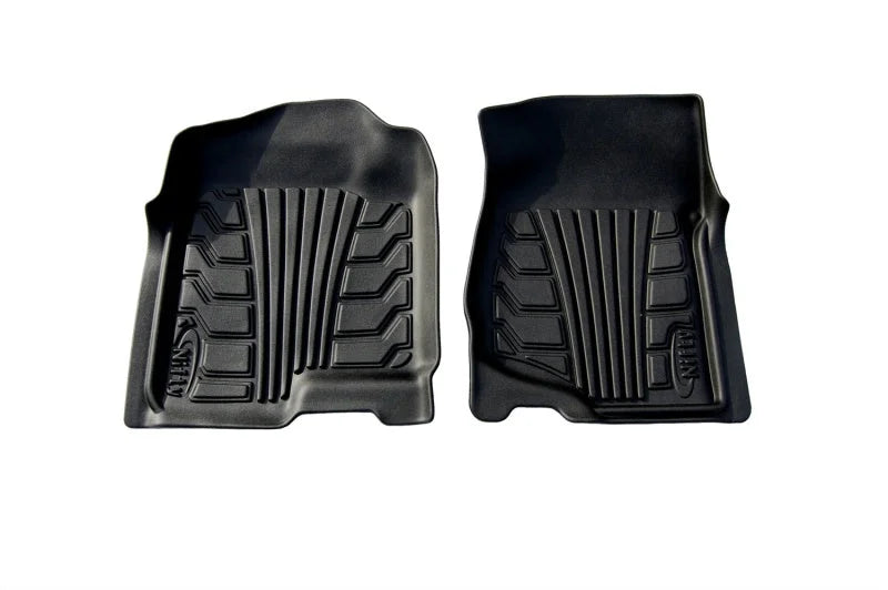 Lund 08-10 Ford F-250 Super Duty Catch-It Floormat Front Floor Liner - Black (2 Pc.) - Side View