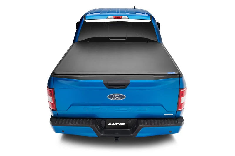 Lund 09-14 Ford F-150 Styleside (5.5ft. Bed) Hard Fold Tonneau Cover - Black - Additional View 6