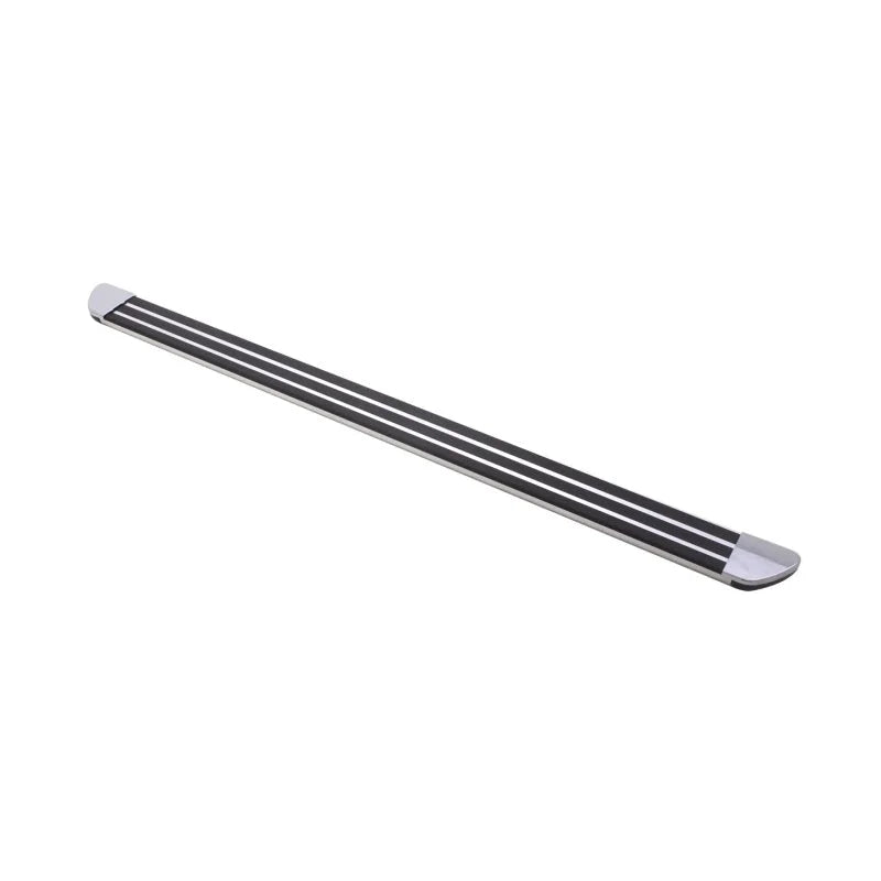 Lund 09-15 Dodge Ram 1500 Quad Cab (Built Before 7/1/15) Crossroads 80in. Running Board Kit - Chrome - Side View