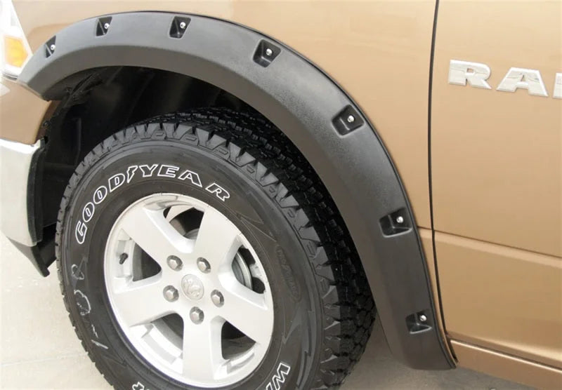Lund 09-17 Dodge Ram 1500 RX-Rivet Style Textured Elite Series Fender Flares - Black (4 Pc.) - Additional View 5